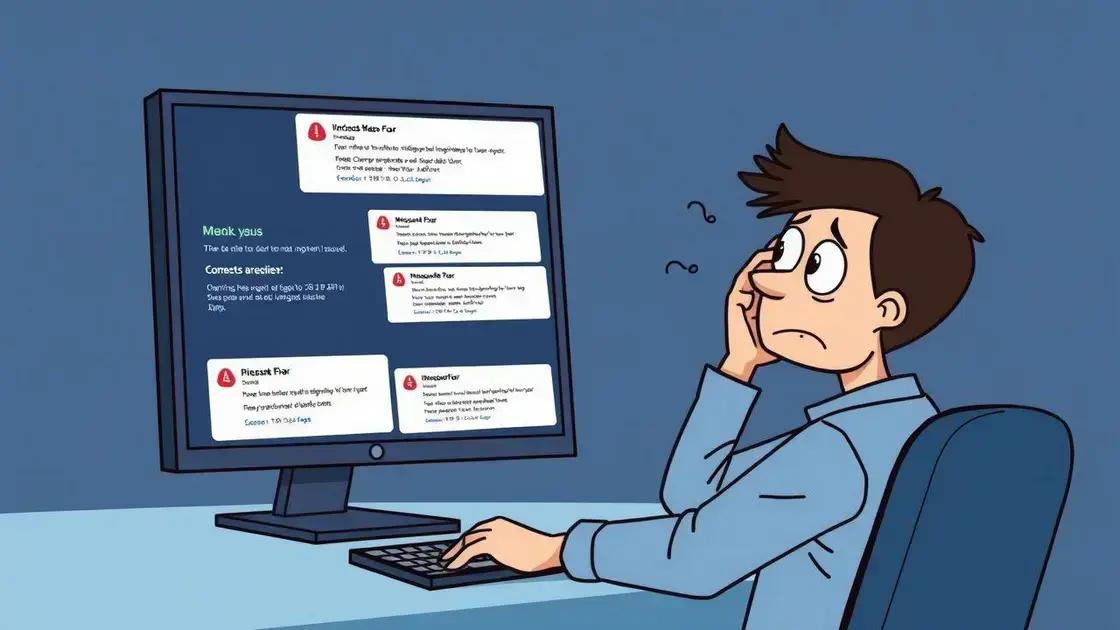 Common issues reported by users Common issues reported by users